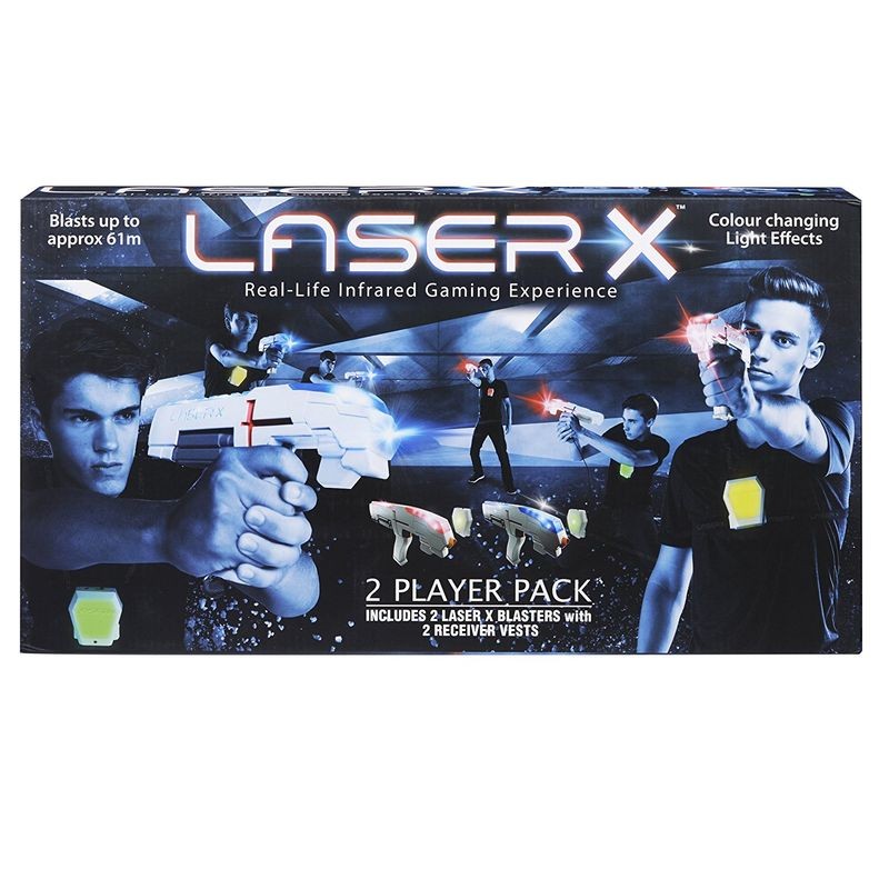 LASER X Lazeriniai šautuvai su taikiniais (2 vnt.)