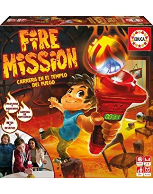 ŽAIDIMAS EDUCA FIRE MISSION