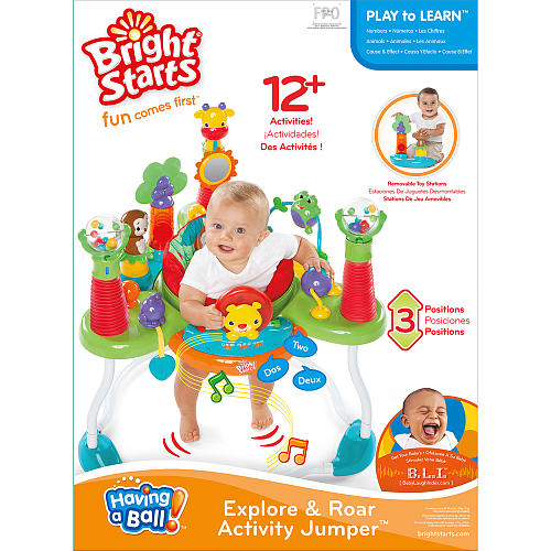 BRIGHT STARTS šokliukas/veiklos centriukas