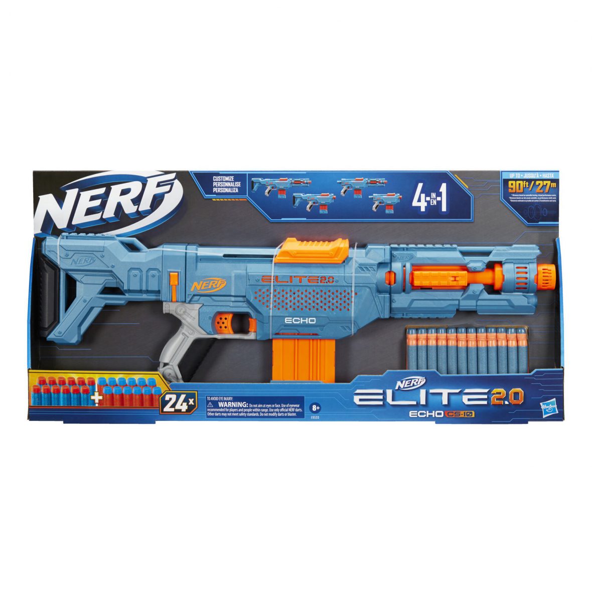 Nerf  šautuvas Hasbro Nerf Elite 2.0 Echo CS 10