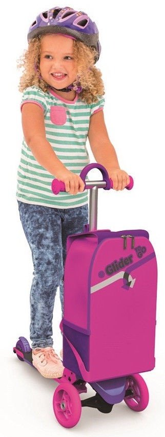 Paspirtukas YVolution Y Glider To Go, rožinis
