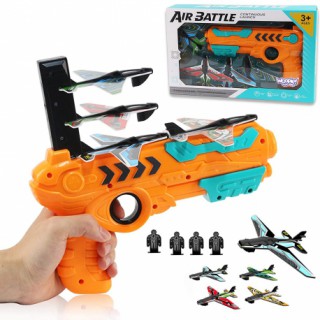 Žaislinis šautuvas su lėktuvėliais