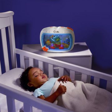 Šviečiantis migdukas kūdikiui Baby Einstein Sea Dreams Soother Crib Toy - Toys Plius