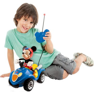 Radio bangomis valdoma mašina Mickey quad - Toys Plius