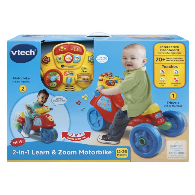 Paspiriamas motociklas 2 in 1 Vtech