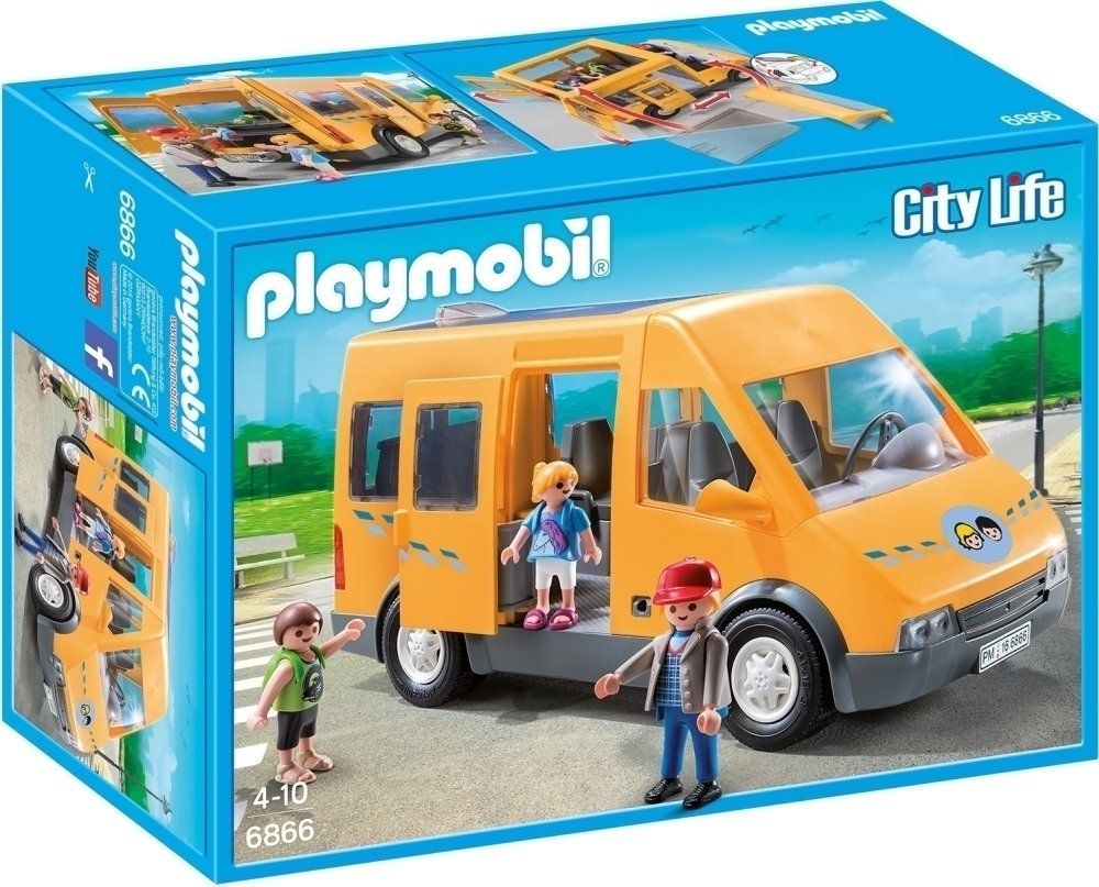 PLAYMOBIL CITY LIFE mokyklos autobusas, 6866