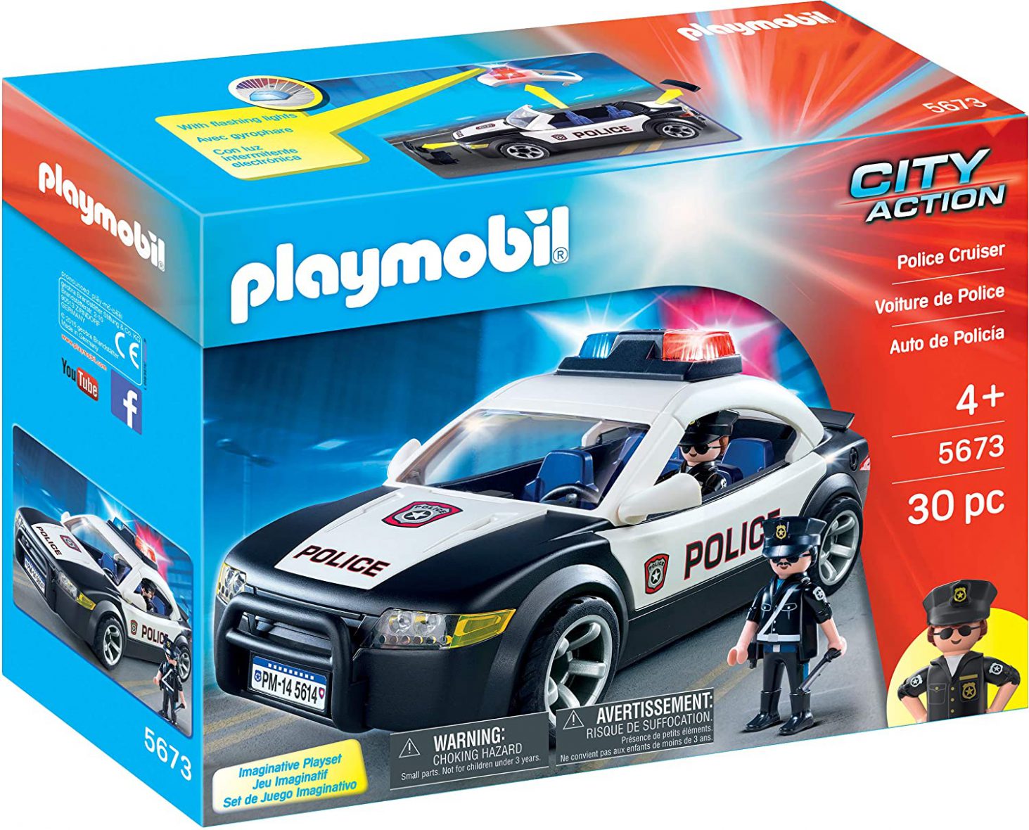 PLAYMOBIL® City Action Policijos automobilis