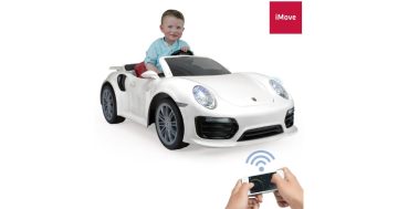 Vaikiškas elektromobilis Injusa Porsche 911 Turbo S Special Edition - Toys Plius