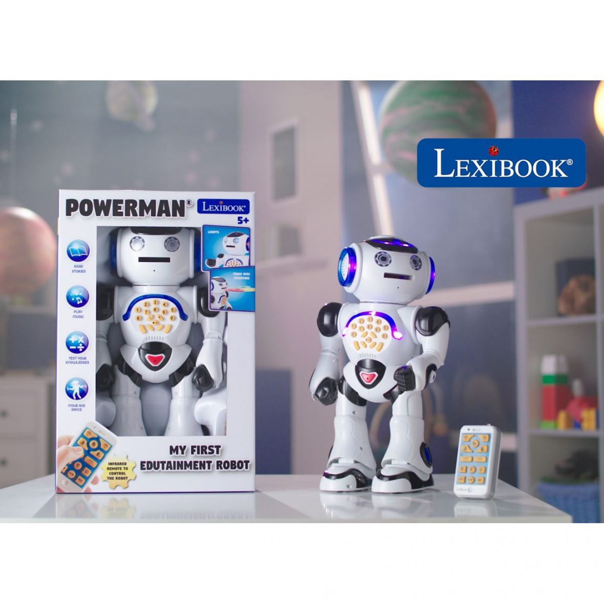 Robotas su pultu "Lexibook  Powerman"