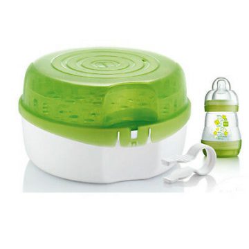MAM garų sterilizatorius mikrobangų krosnelėms su 1x 160 ml buteliuku - Toys Plius