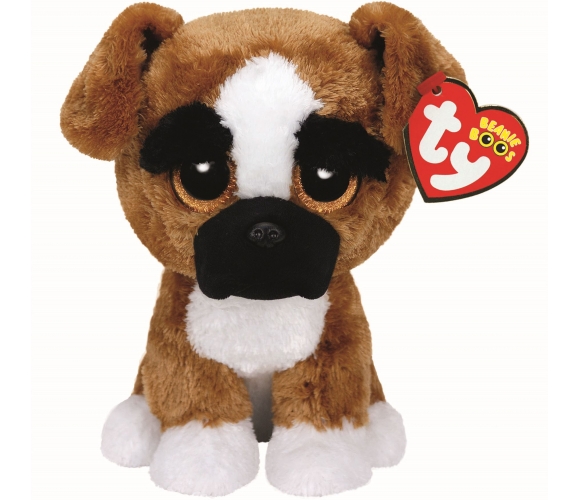 TY Beanie Boos pliušinis šuo BRUTUS 15,5 cm