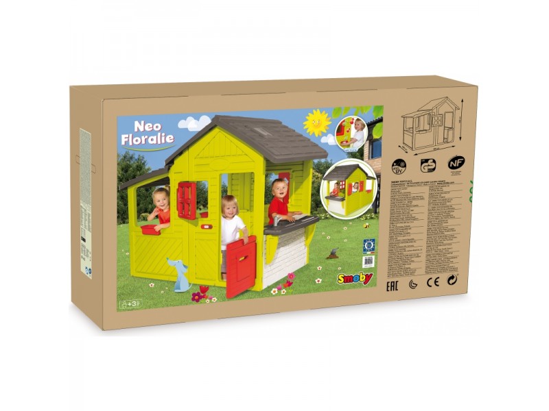 Smoby plastikinis namelis Neo Floralie
