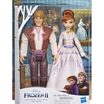 Frozen 2 rinkinys: lėlė Ana su Kristofu - Toys Plius
