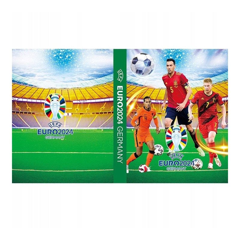 3D albumas / dėklas futbolo kortelėms, UEFA Euro 2024 – 240vnt