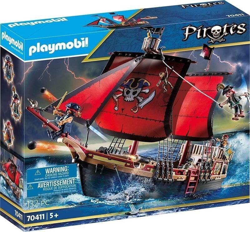 70411 PLAYMOBIL® Pirates Kaukolės piratų laivas