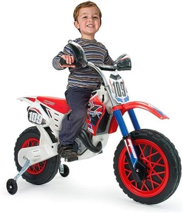 Elektromobilis motociklas INJUSA Injusa 6V Moto Cross Scrambler - Toys Plius