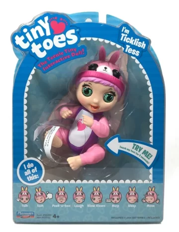 TINY TOES interaktyvi lėlė Tess-Bunny - Toys Plius