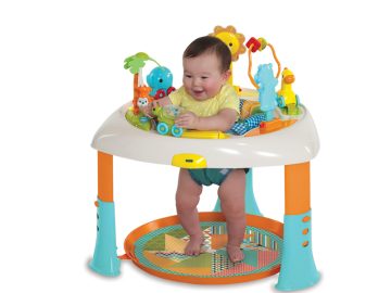 Infantino Veiklos stalelis su kėdute - Toys Plius