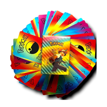 Pokemon kolekcinės kortos 55 vnt. TCG Rainbow – Limited Edition - Toys Plius