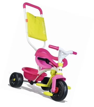 Stumiamas triratukas Smoby Be Fun Pink Comfort - Toys Plius