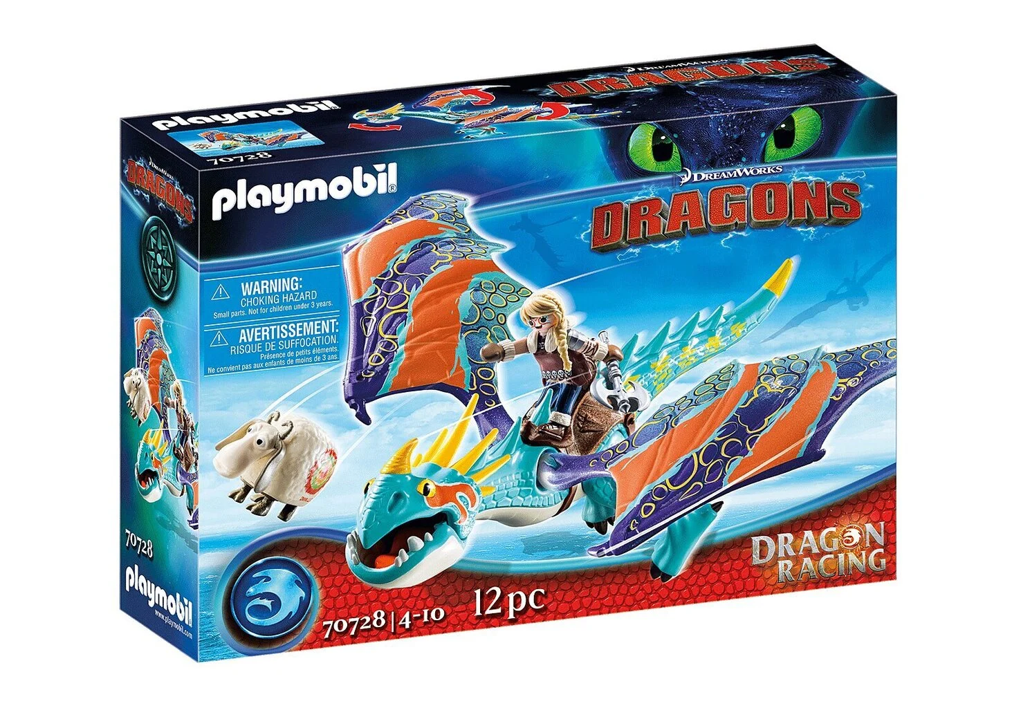 70728 PLAYMOBIL® Dragons Drakonų lenktynės: Astrida ir Stormfly