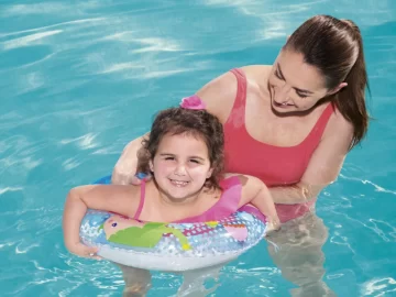 PRIPUČIAMAS PLAUKIMO RATAS VAIKAMS UNDINĖLĖ 51CM, BESTWAY - Toys Plius