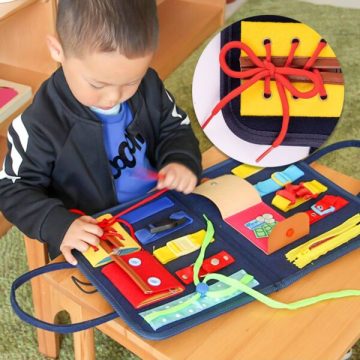Sensorinis – lavinamasis lagaminas vaikams E-Edu - Toys Plius