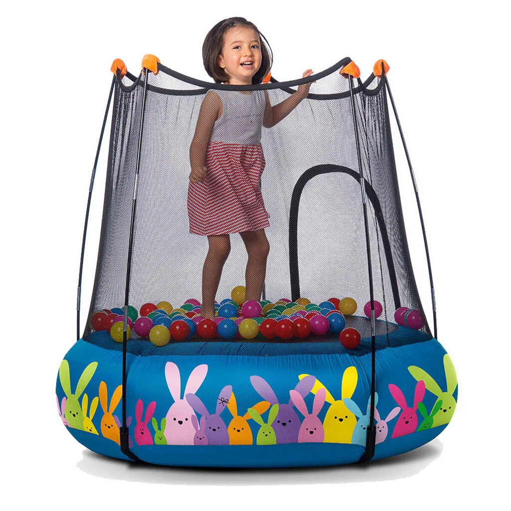 Pripučiamas vaikiškas babutas Bunny Jump 120 cm, mėlynas