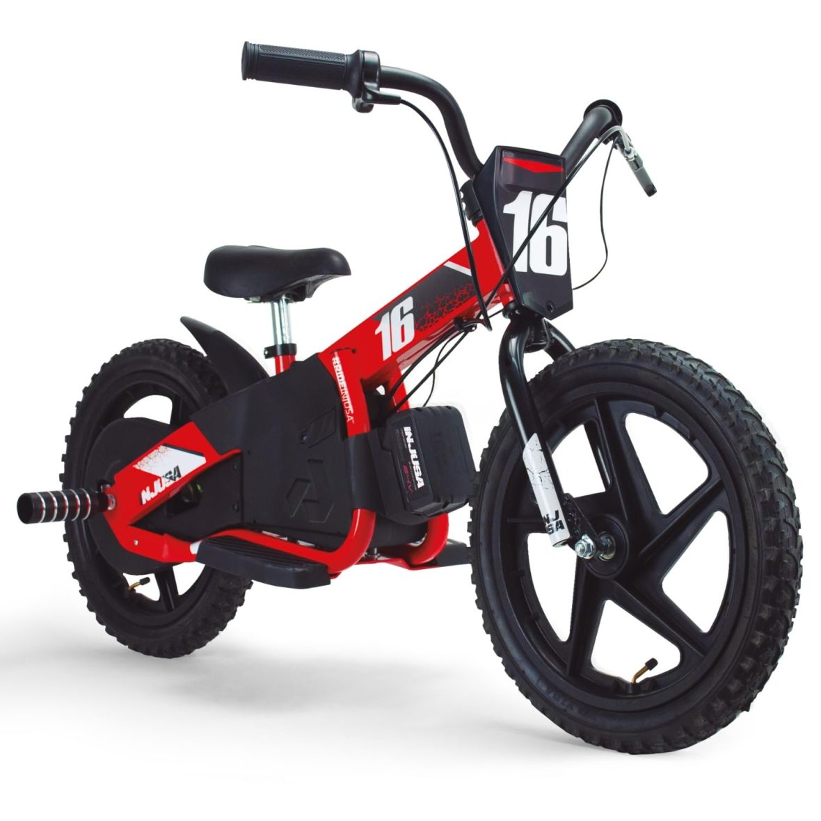 Vaikiškas elektrinis dviratis e-Bike 12″ 24V,16 colių ratais
