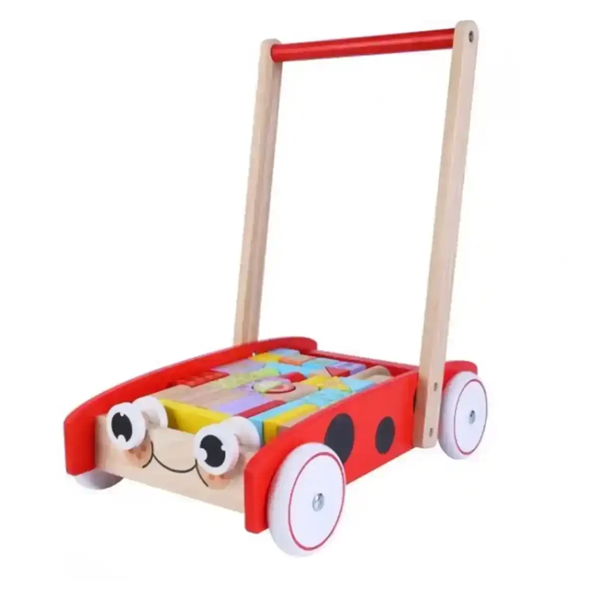 Medinis stumdukas su kaladėlėmis Ecotoys, 40 d.