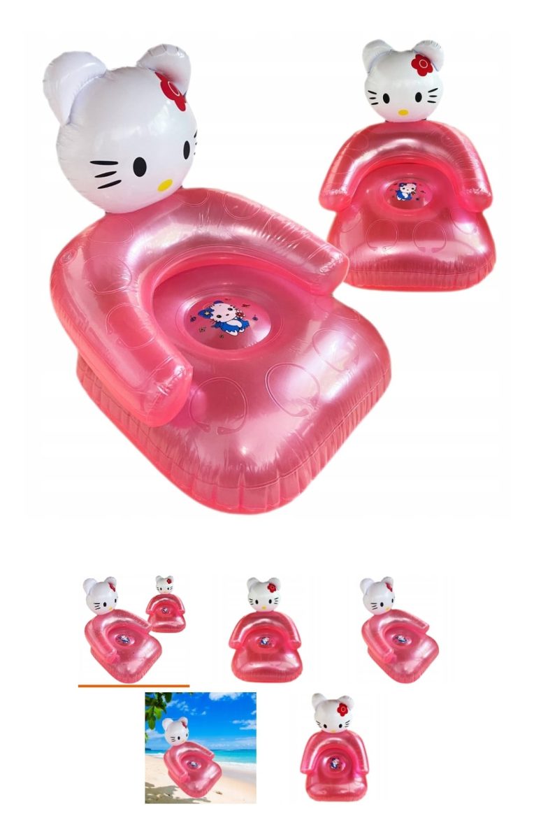 Foteliukas vaikiškas Hello Kitty