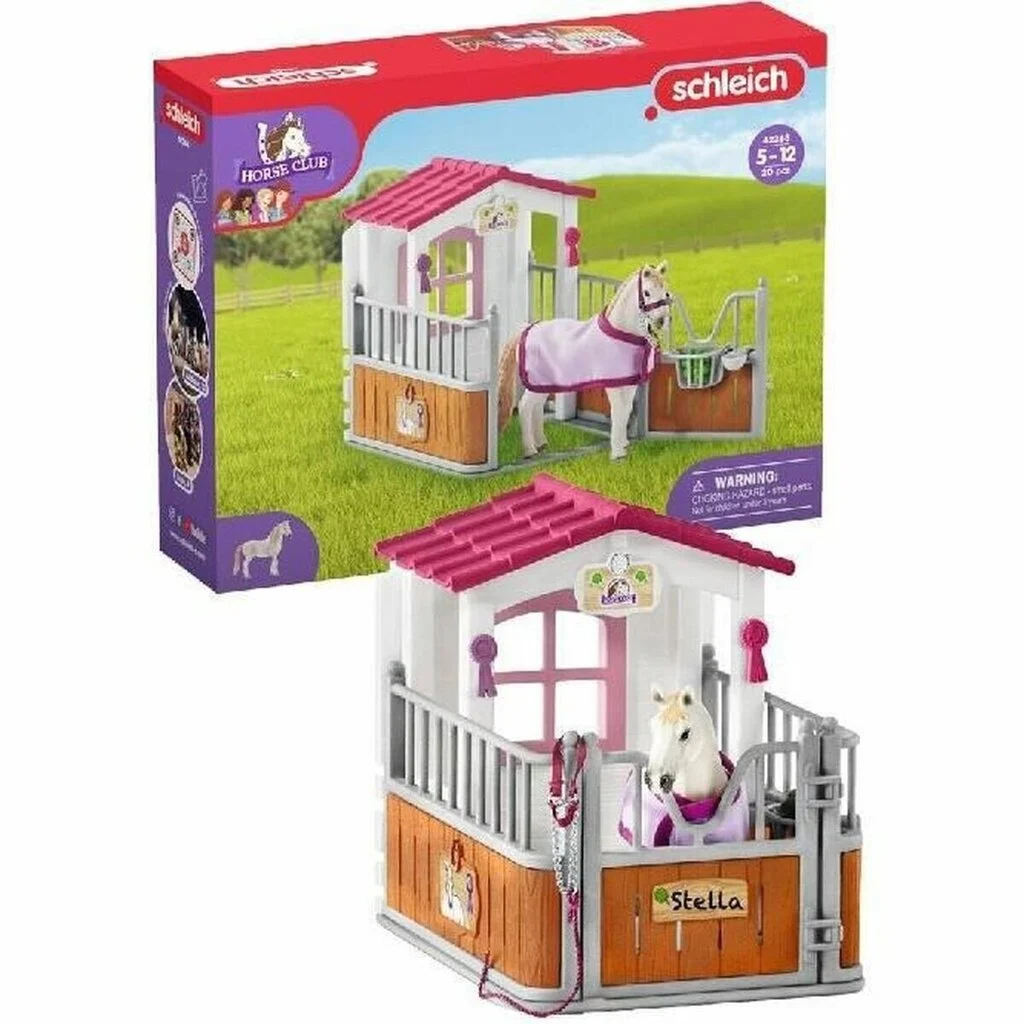 Figūrėlių rinkinys Schleich, Arklidė su Luzitanas kumele 42368