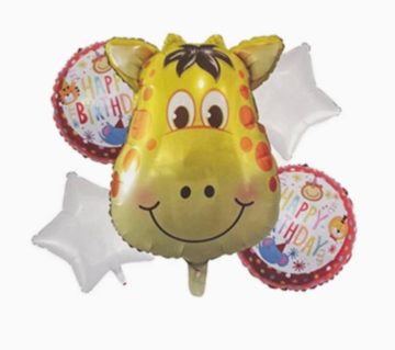 Folinių balionų puokštė ,,ŽIRAFA” - Toys Plius