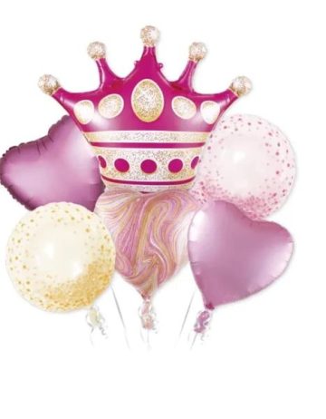 Folinių balionų puokštė Princesė - Toys Plius
