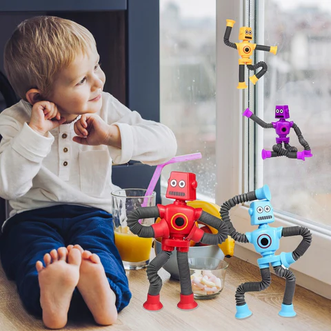 Lavinamasis Žaislas – Robotukas Kabliukas su LED