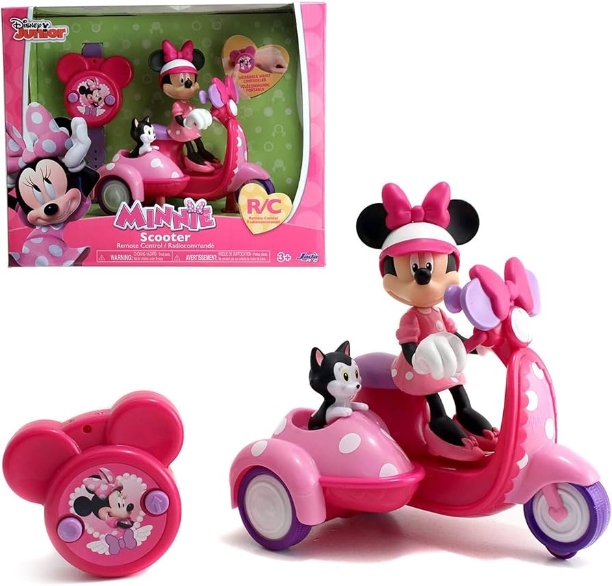 Minnie Mouse motociklas valdomas pulteliu scooter