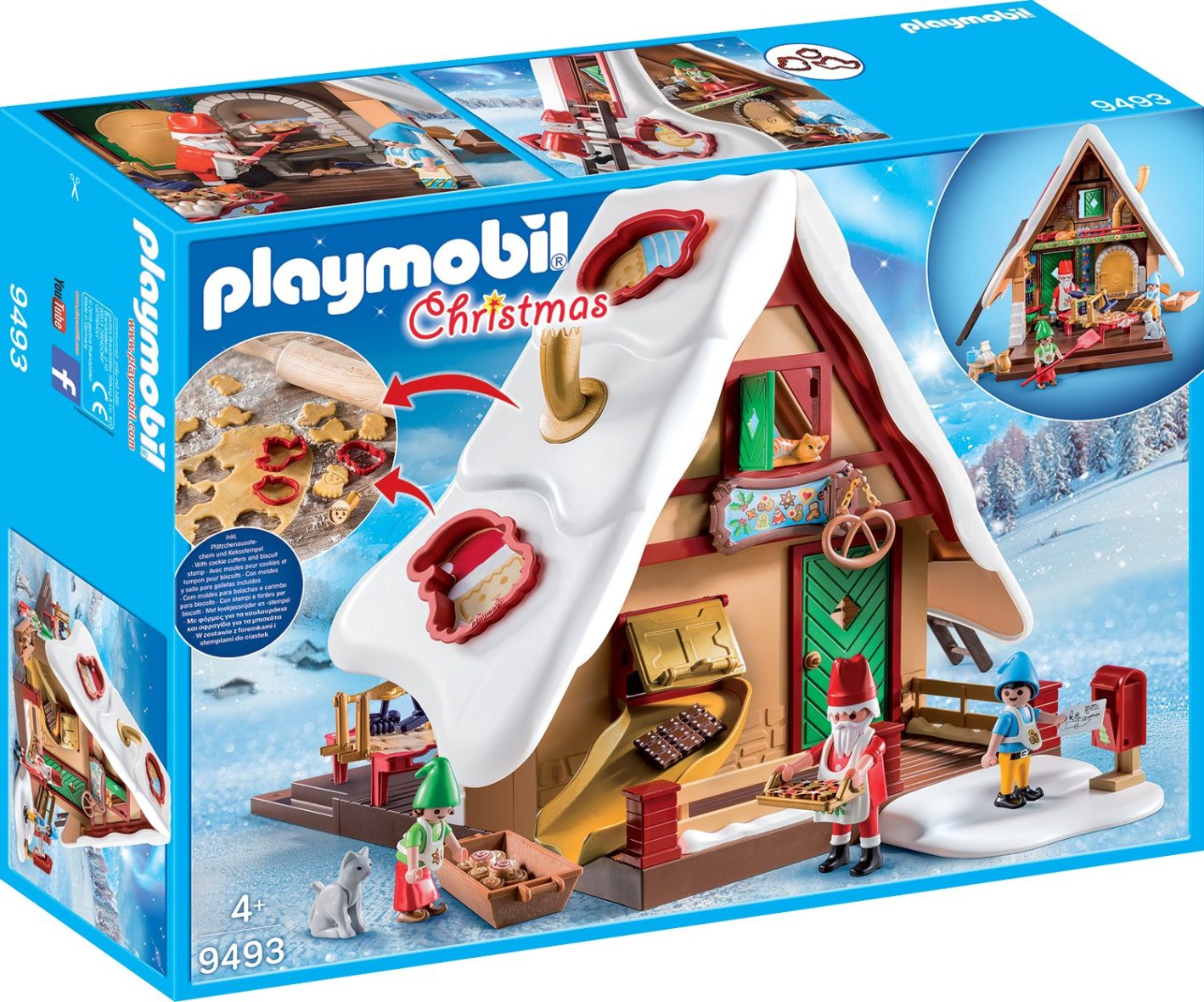 Playmobil Kalėdų 9493 Kalėdų Senelio sausainių dirbtuvės