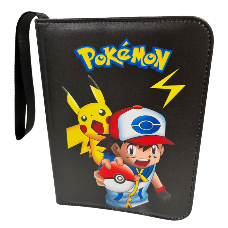 Didelis Pokemon kortų albumas / dėklas, 200vnt. – juodas