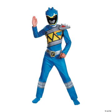 Kostiumas Power Rangers Boys Dino mėlinas 3-4 metai - Toys Plius