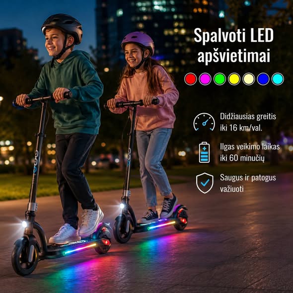 Elektrinis paspirtukas Giros H40