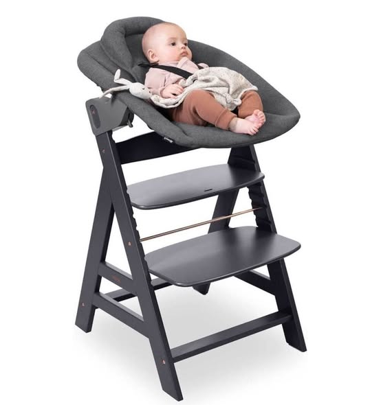 Hauck maitinimo kėdutė Alpha, Dark Grey